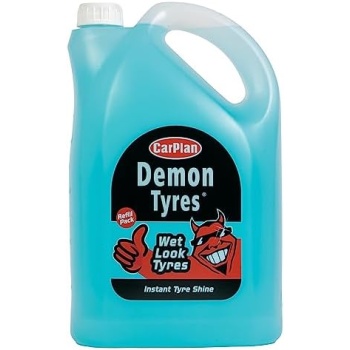 CarPlan Demon Tyres, Instant Tyre Shine, Refill 5 Litre (Pack of 1)