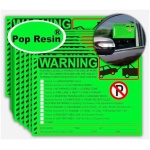 Parking Violation Stickers Notice Parking Violation Stickers